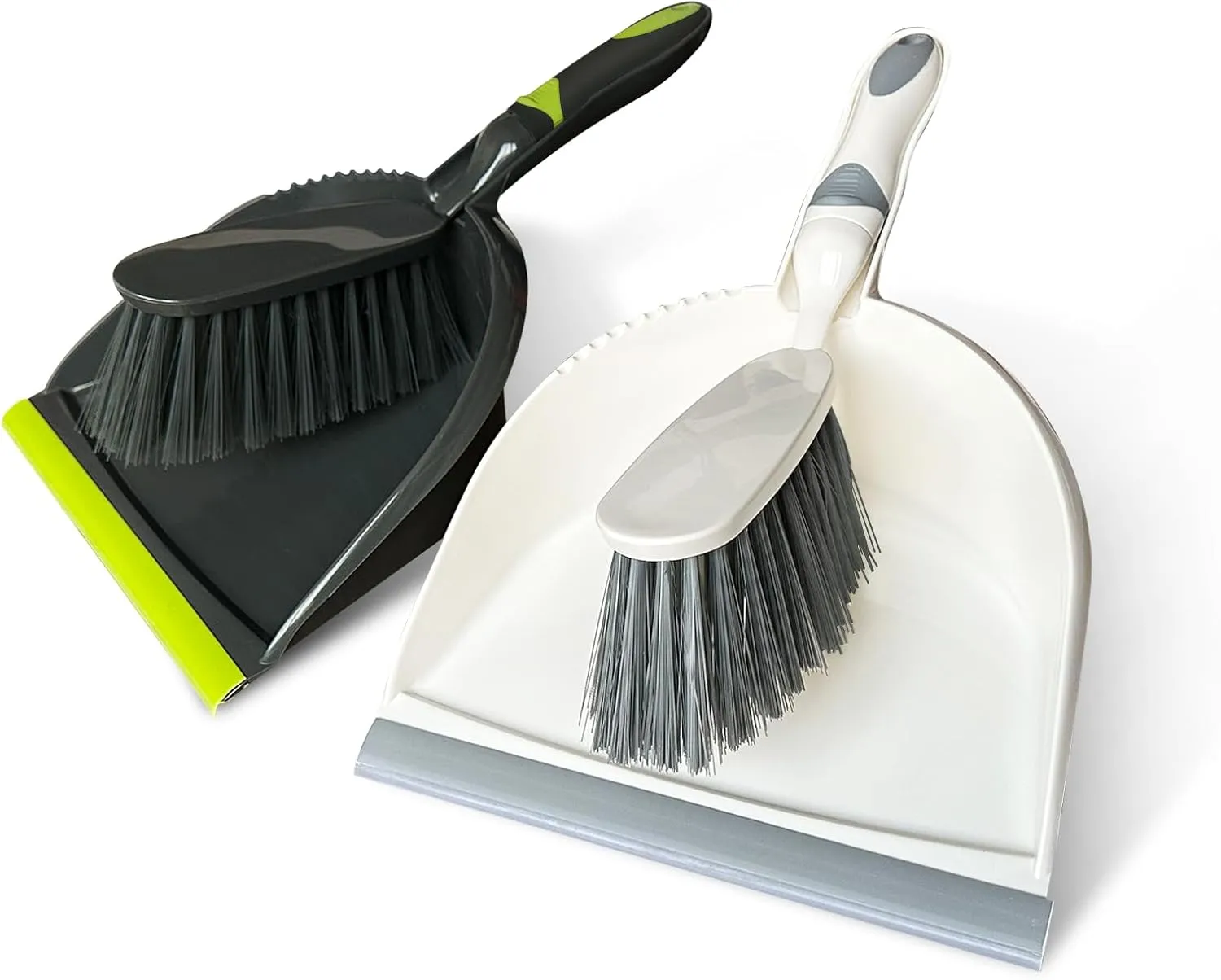 Dust pan Broom, Dust pan and Brush Set 2 Pack, Broom Sets Small, Mini Brush and Dustpan Set, Compact Hand Broom and Dustpan Set for Kitchen, Desktop, Sofa, Animal Cage