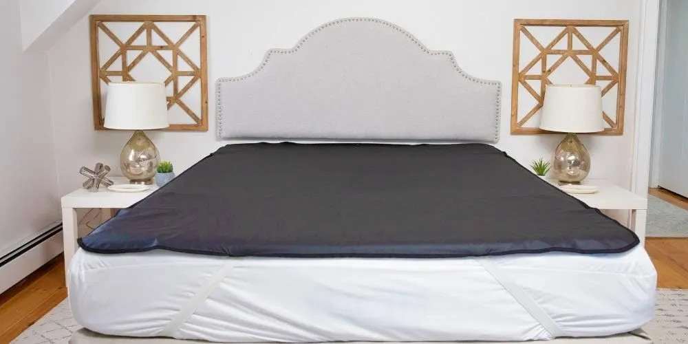 Earthing Elite Mattress Cover Kit (King Size), Clint Ober's Earthing Products, Grounding Mat for Bed