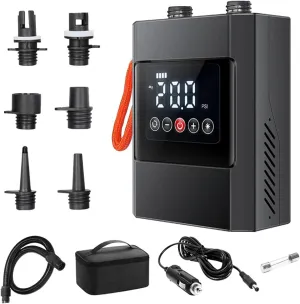 Electric Inflation Pump Multiuse for Outdoor Camping Platforms
