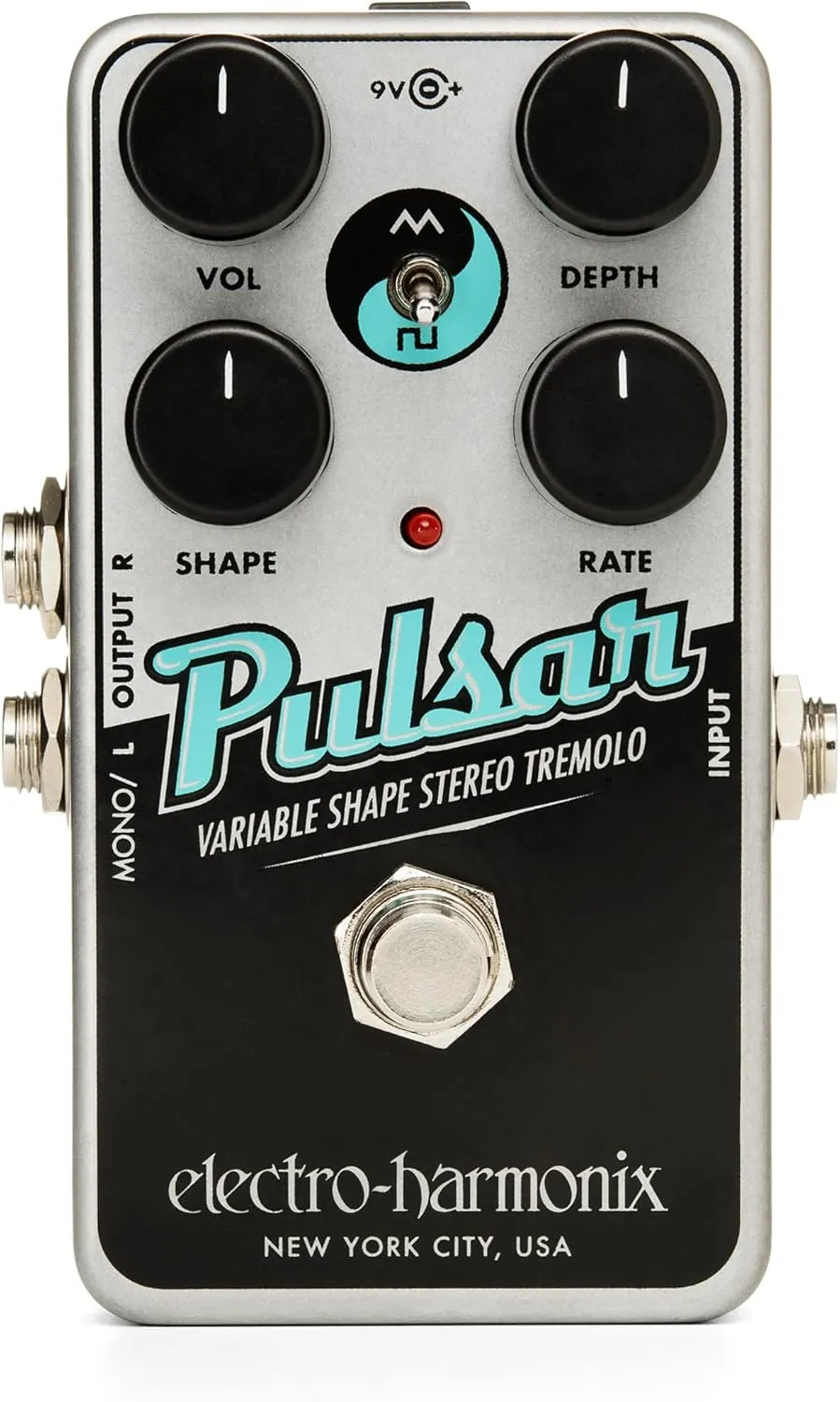 Electro-Harmonix Nano Pulsar Variable Shape Stereo Tremolo Pedal