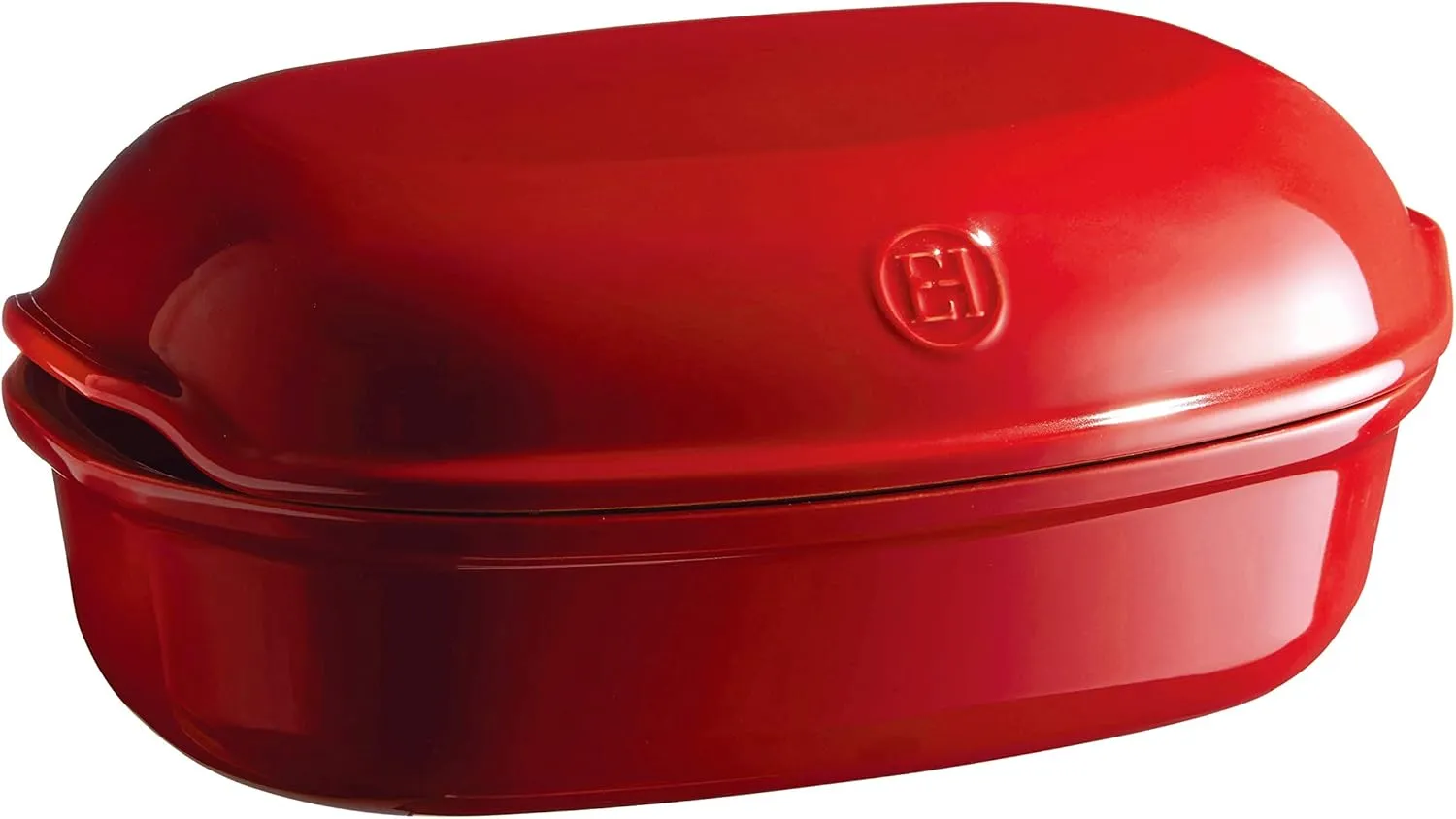 Emile Henry EH349501 Artisan Bread, Ceramic, Red Grand Cru, 5 Liters