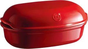 Emile Henry EH349501 Artisan Bread, Ceramic, Red Grand Cru, 5 Liters