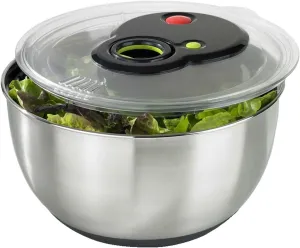 Emsa Turboline Salad Spinner, Medium, Silver