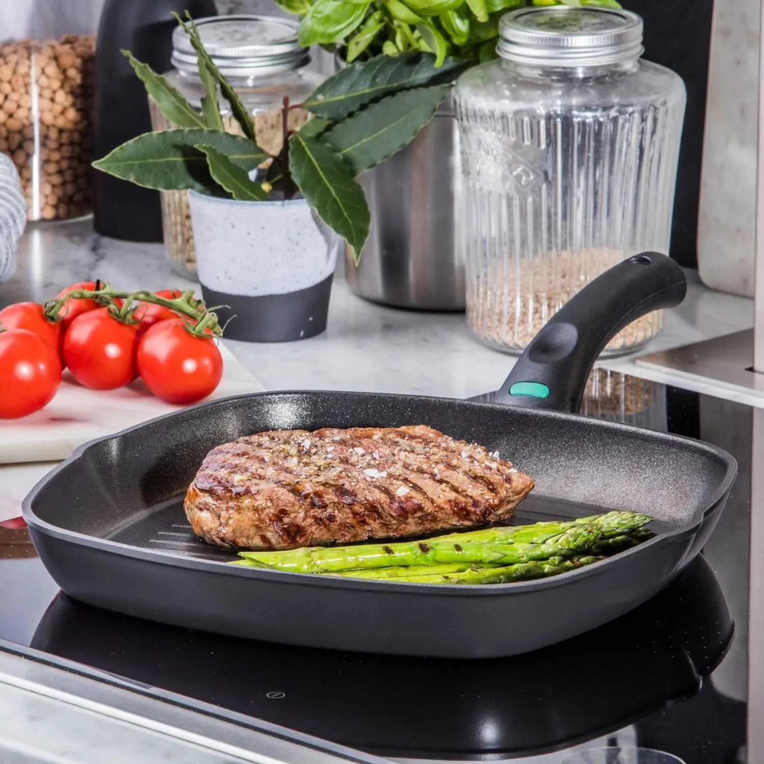 Essteele Per Salute Nonstick Induction Grill Pan - 28cm