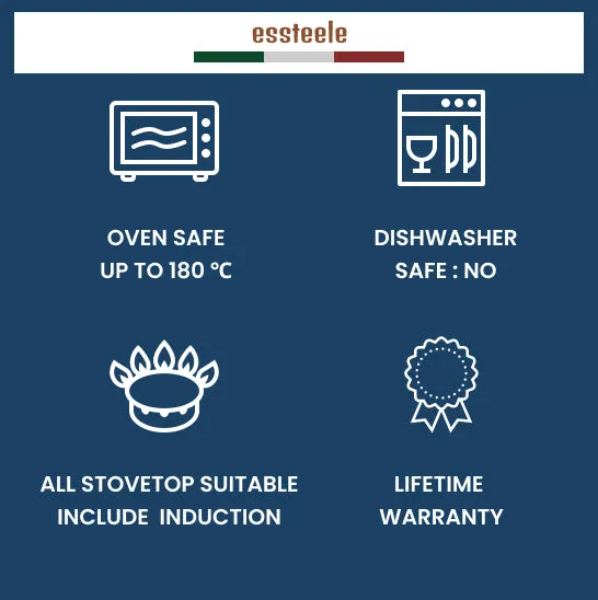 Essteele Per Salute Nonstick Induction Grill Pan - 28cm