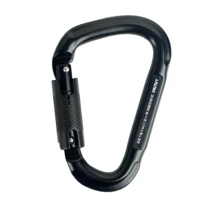 Eureka XL Aluminum - Triple lock Carabiner - Black