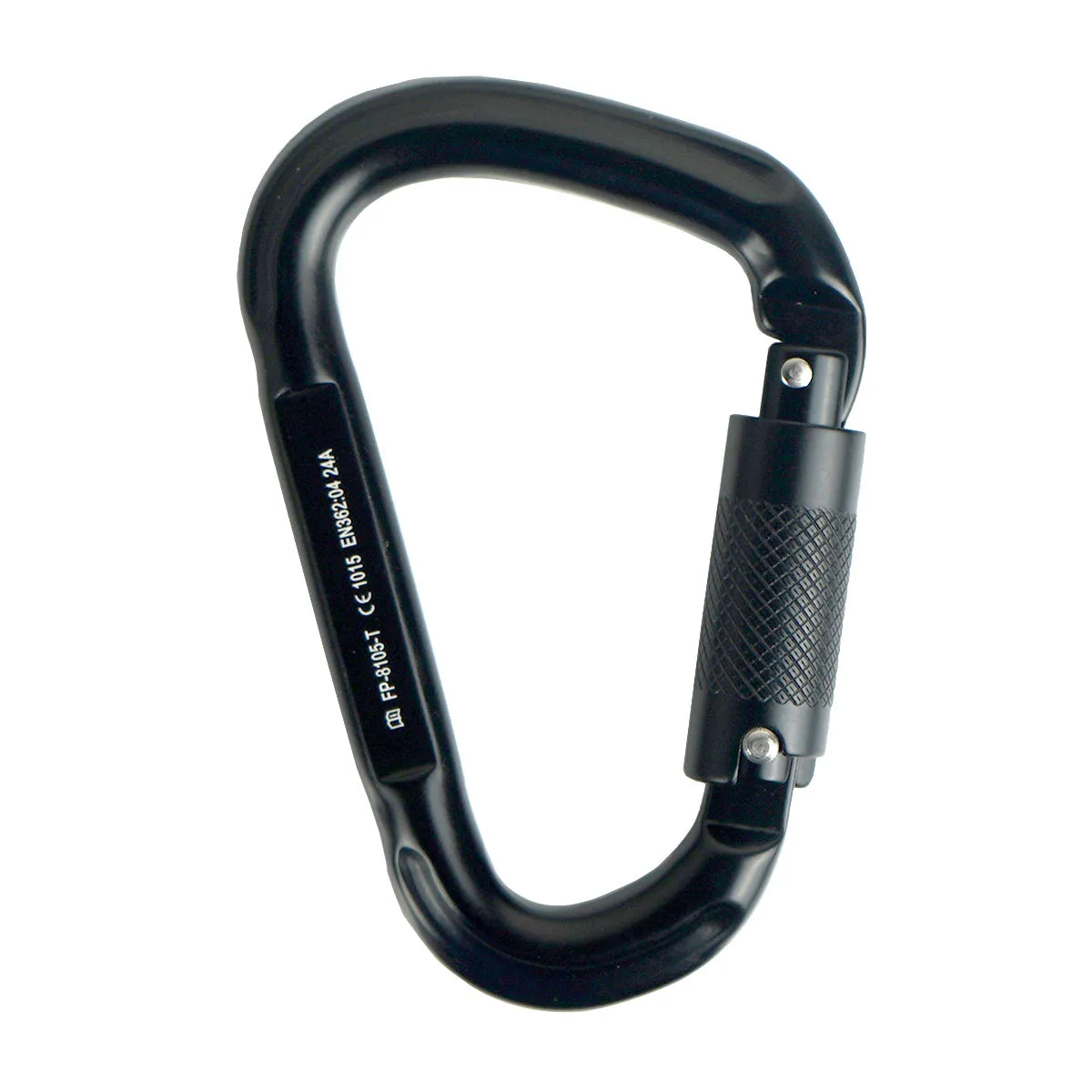 Eureka XL Aluminum - Triple lock Carabiner - Black