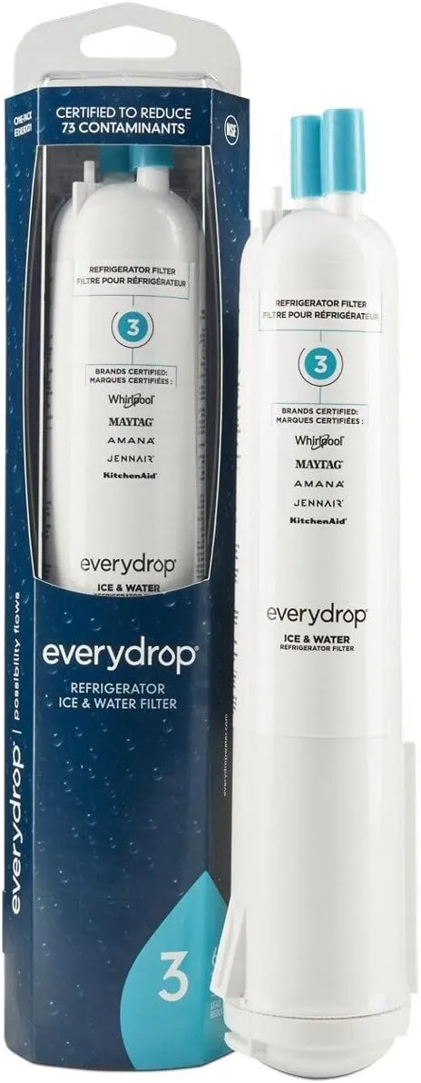 everydrop by Whirlpool Ice and Water Refrigerator Filter 3, EDR3RXD1, Single-Pack