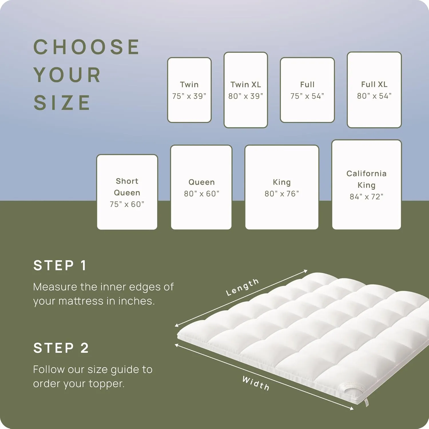 Extra Thick Fitted Mattress Topper - California King Size | Soft & Cooling Pillow Top Mattress Pad & Protector | Bed Topper for Back Pain, Straps Stretch 6" to 22" Deep