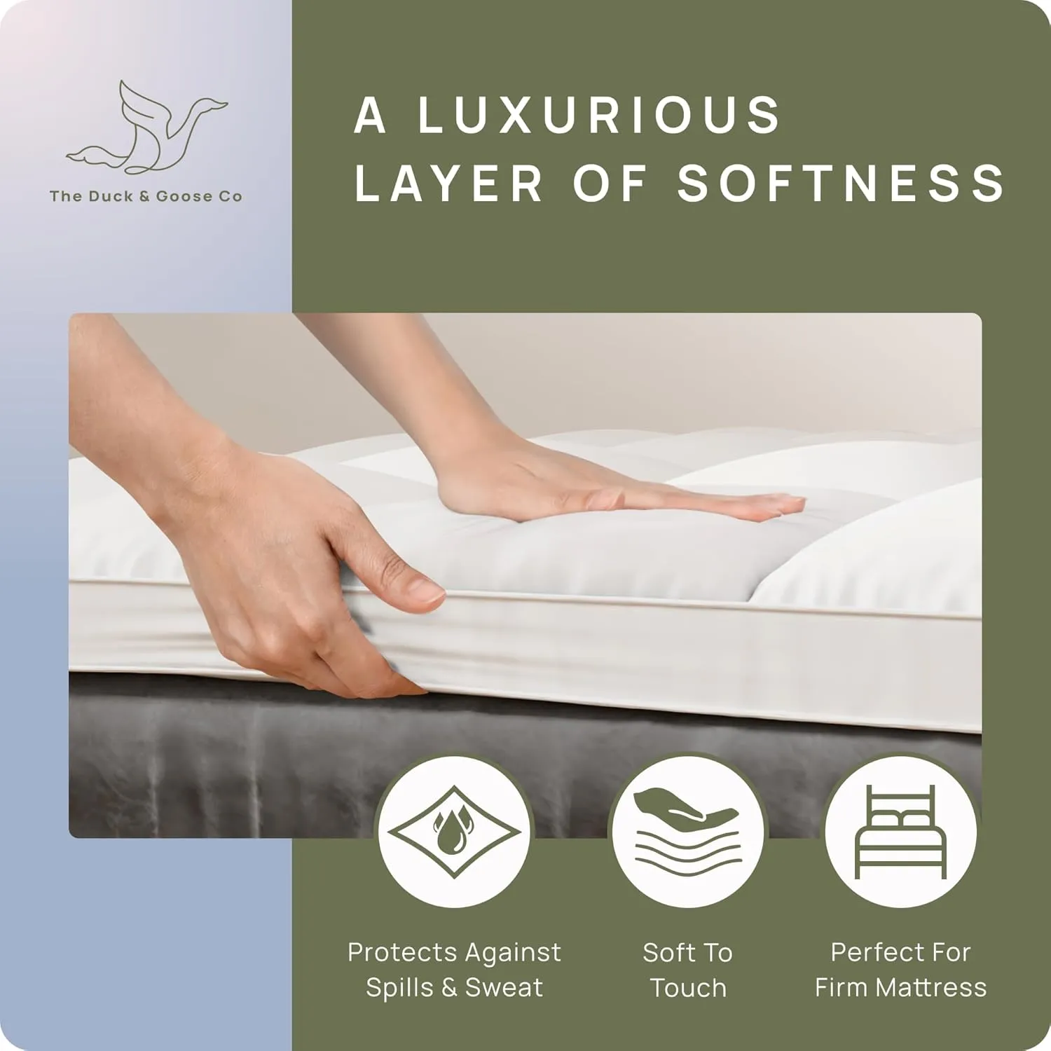 Extra Thick Fitted Mattress Topper - California King Size | Soft & Cooling Pillow Top Mattress Pad & Protector | Bed Topper for Back Pain, Straps Stretch 6" to 22" Deep