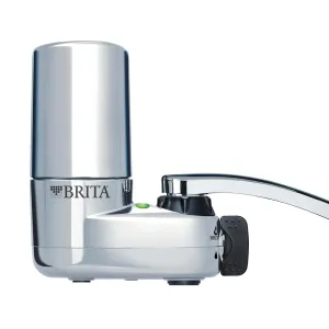 Faucet-Mount Water Filtration System, Chrome, Packaging may vary