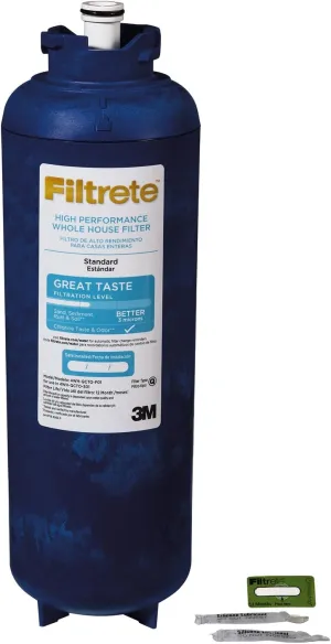 Filtrete Large Capacity Whole House Quick-Change Replacement Water Filter Cartridge 4WH-QCTO-F01, 1 Pack, for use with 4WH-QCTO-S01 System