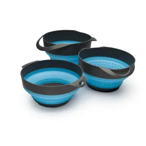 Flat Pack Bowls and Strainer Set