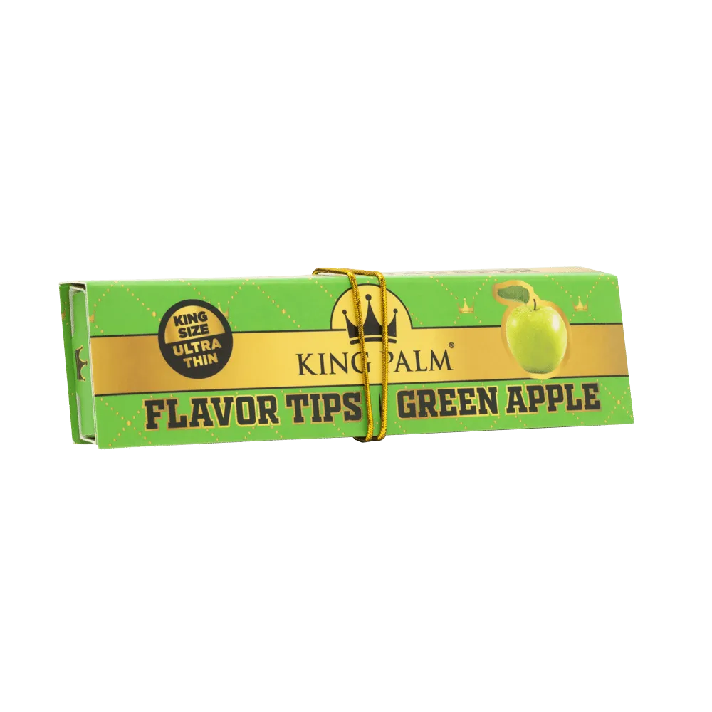 Flavor Booklets w/ Flavor Tips - King Size - Green Apple