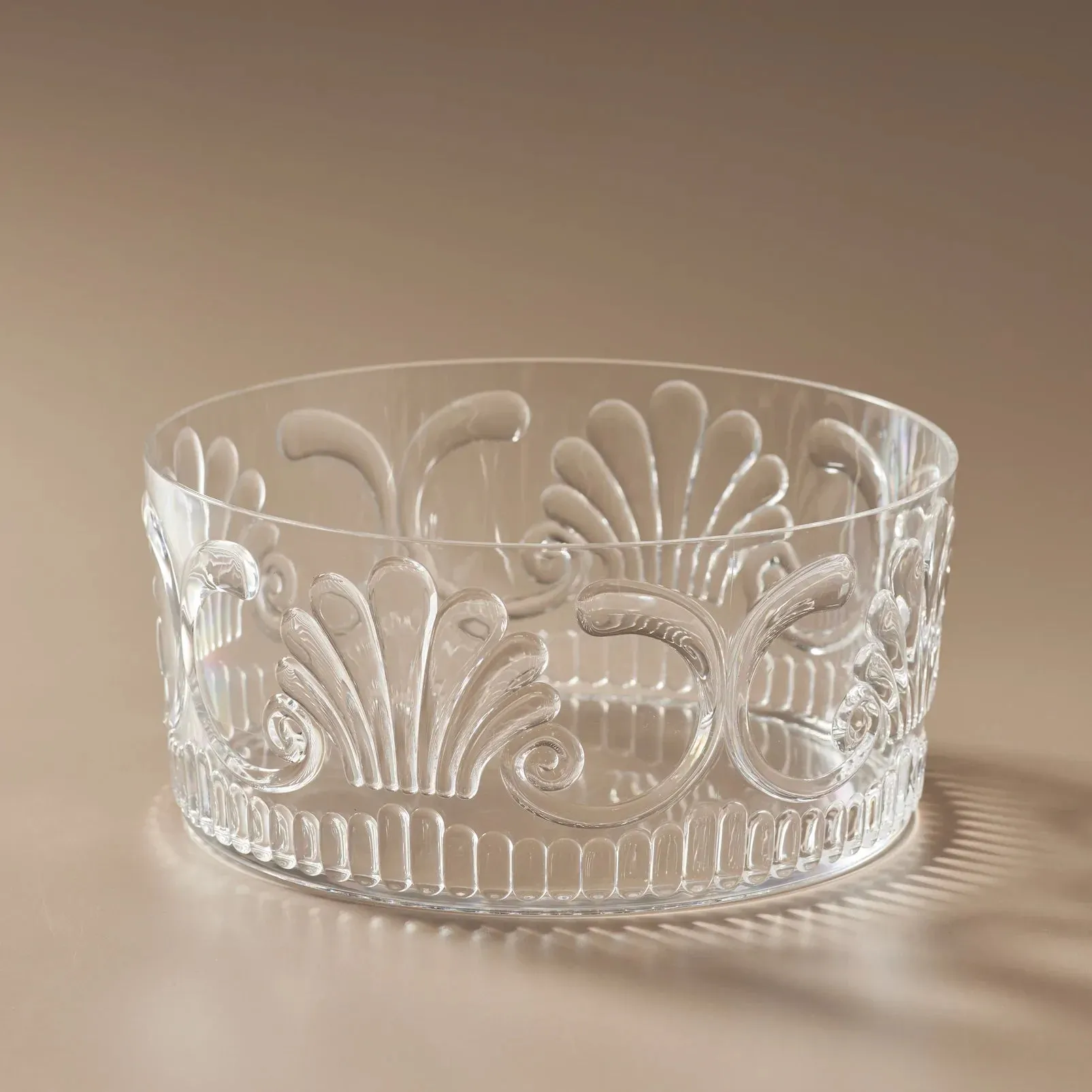 Flemington Acrylic Salad Bowl - Clear