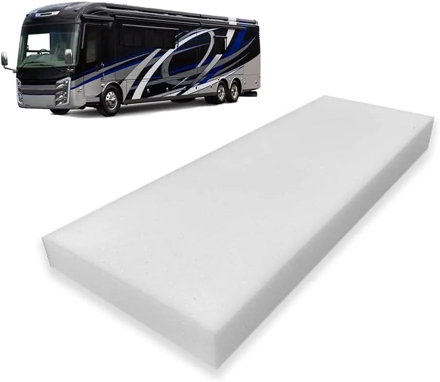 Foamma 4" x 30" x 80" High Density RV Bunk Mattress Replacement, Firm, Durable, Premium Comfort, USA Made, No Cover