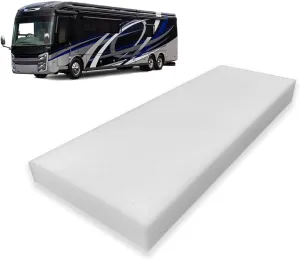 Foamma 4" x 30" x 80" High Density RV Bunk Mattress Replacement, Firm, Durable, Premium Comfort, USA Made, No Cover