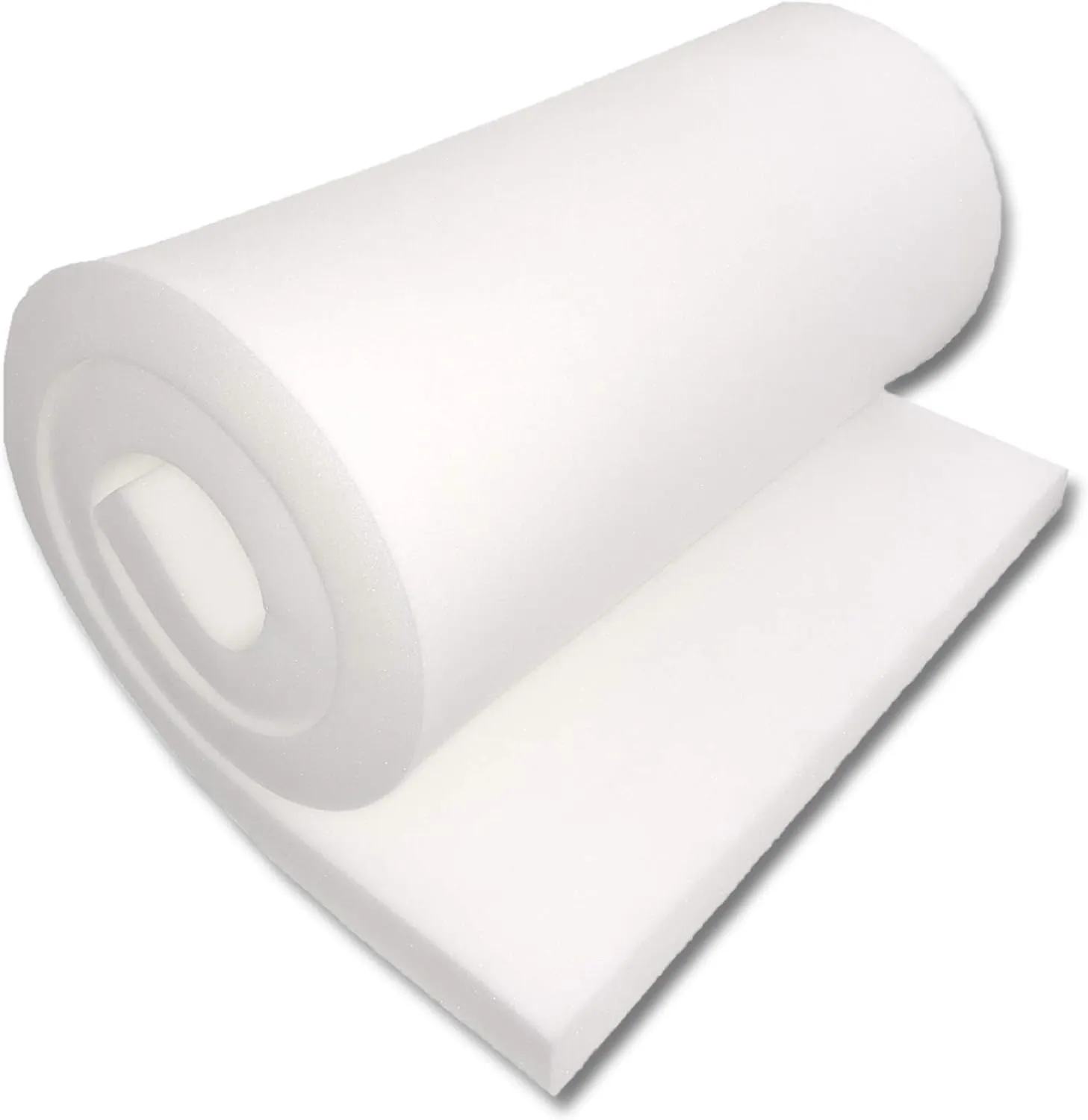 FoamTouch 1" x 24" x 80" Upholstery Foam, White