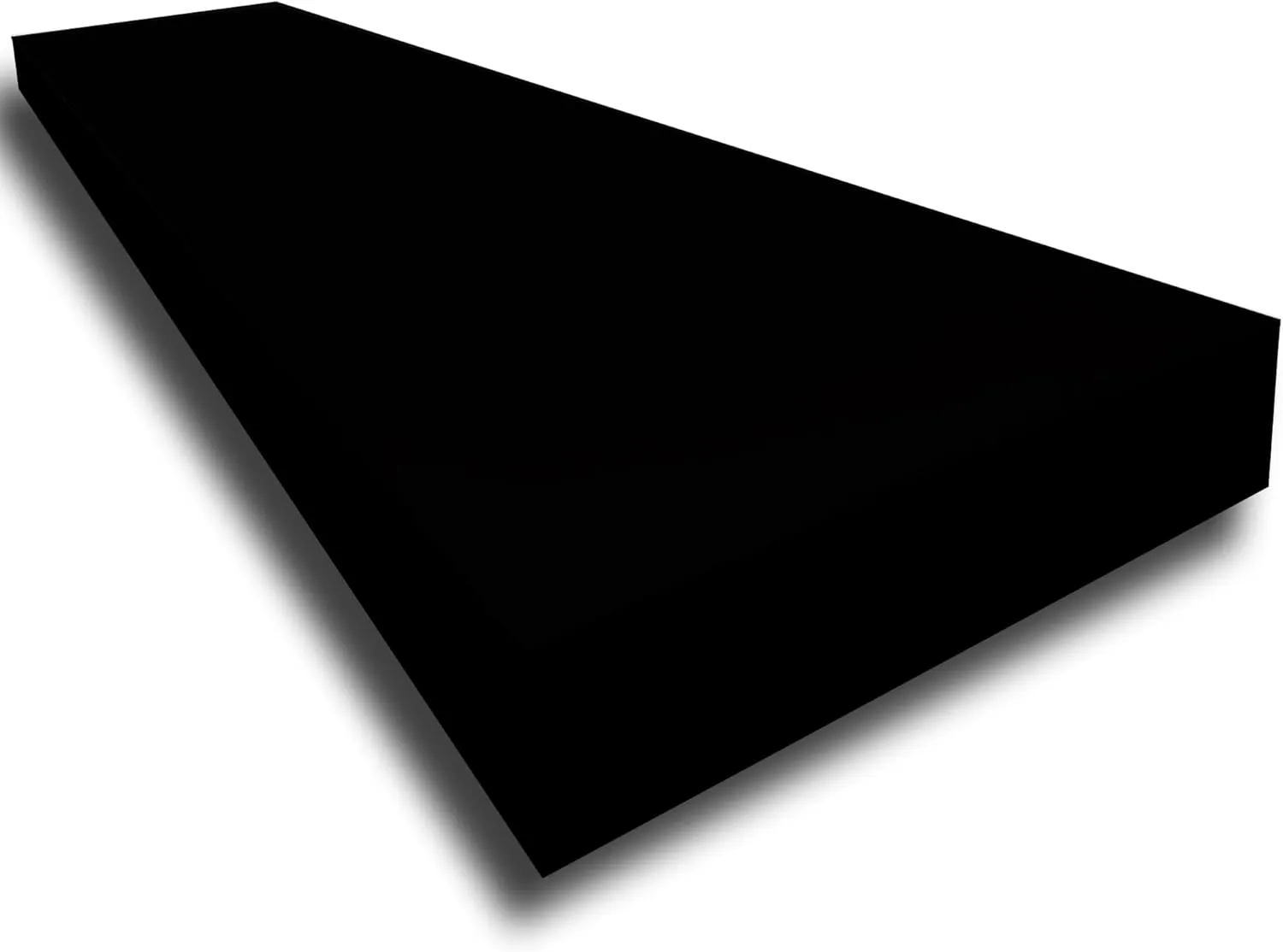 FoamTouch 4" Height x 48" Width x 72" Length Camper/RV bunk Mattress (Foam Only) Charcoal -No Cover