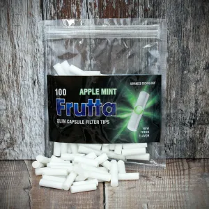 Frutta Apple Mint Capsule Filter Tips - Bag 100 Filters