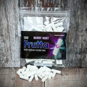 Frutta Berry Mint Capsule Filter Tips - Bag 100 Filters