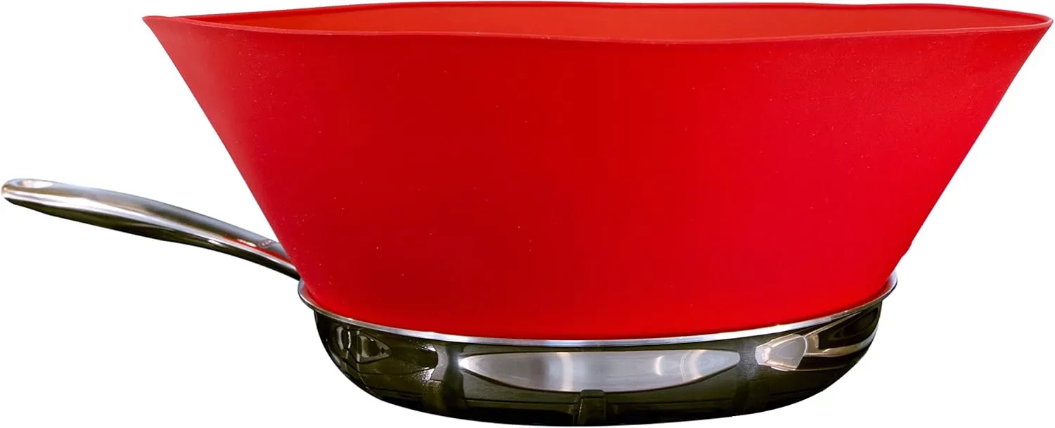 Frywall 12 (Large) - Red - Splatter Guard, as Seen on Shark Tank