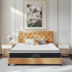 Full Mattress, 10 Inch Memory Foam Hybrid Mattress with Individually Pocketed Springs for Motion Isolation