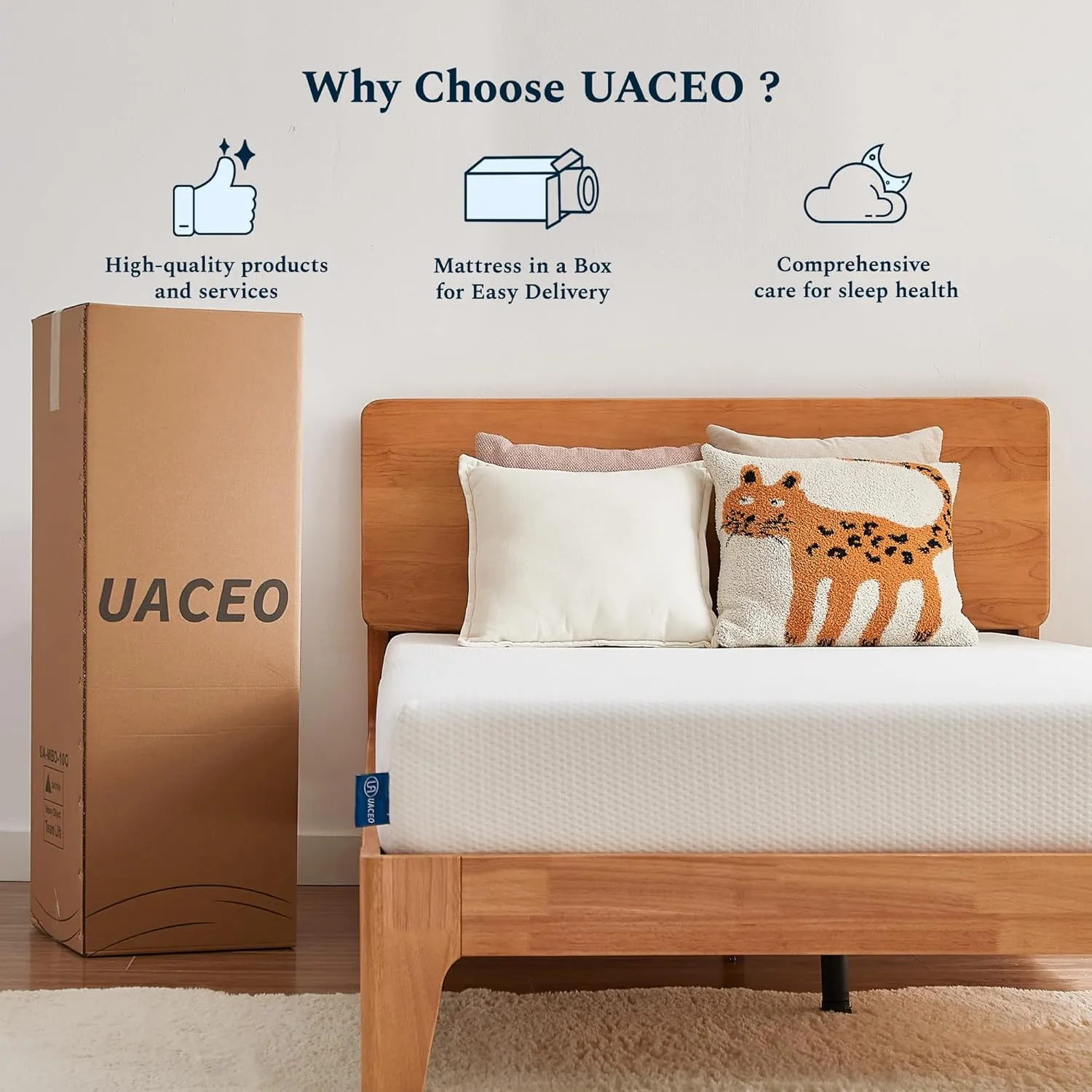 Full Mattress, 6 Inch Gel Memory Foam Mattress in a Box, Fiberglass Free Full Size Mattresses for Pressure & Pain Relief, Soft and Comfortable