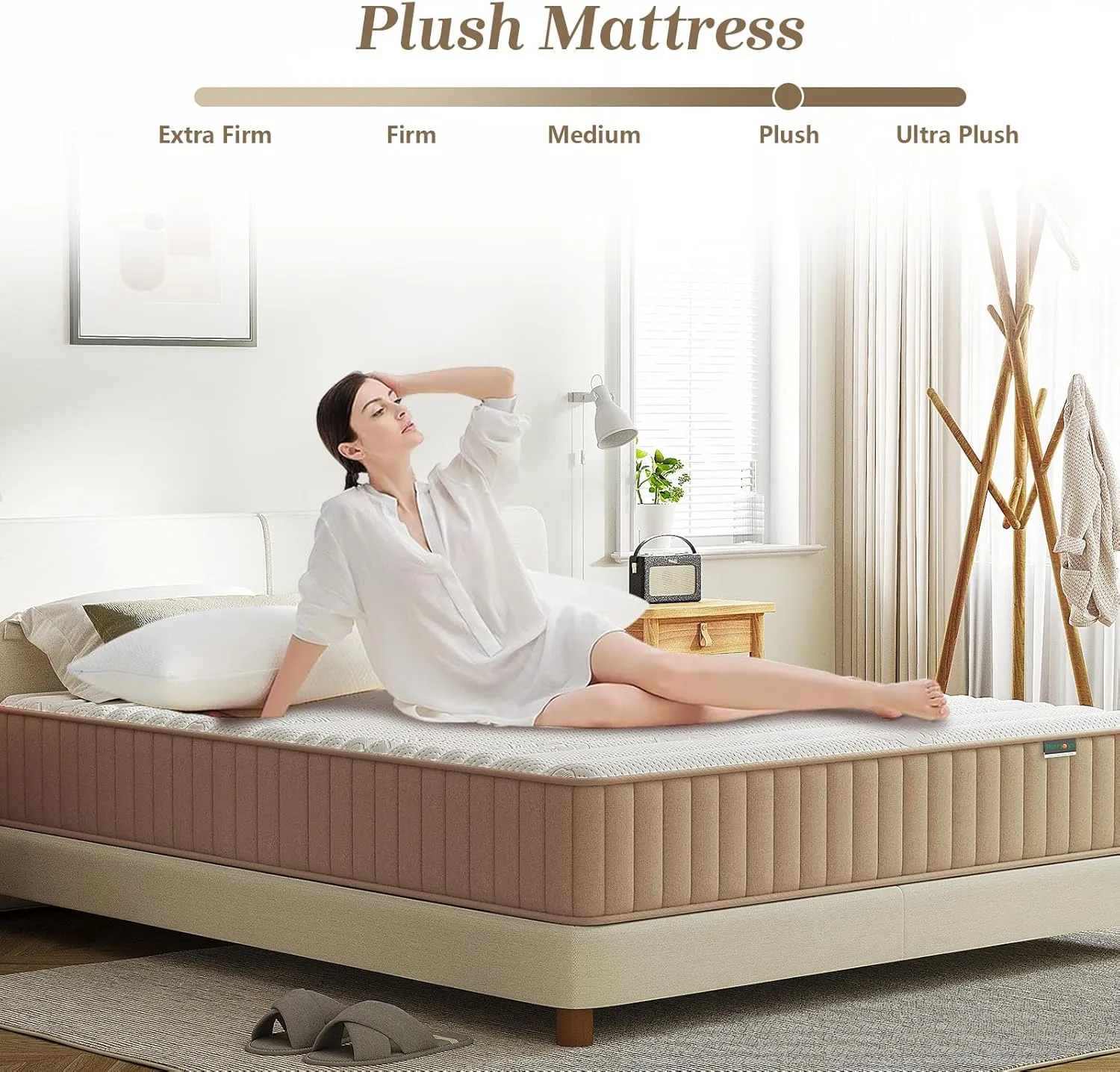 Full Mattress Firm, PurrJoys10 Inch Full Size Mattress in a Box,Hybrid Memory Foam Double Mattress with Individual Pocket Spring for Motion Isolation & Pressure Relief, CertiPUR-US