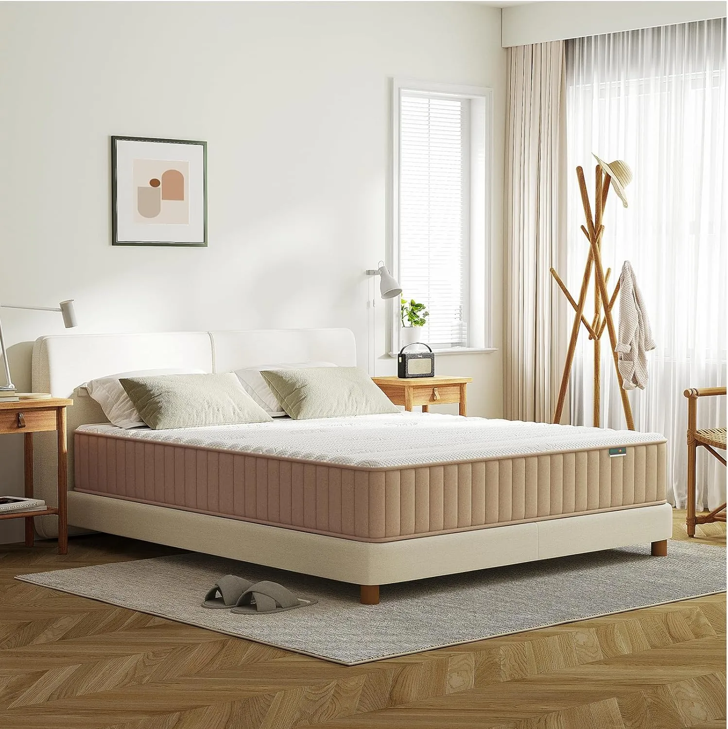 Full Mattress Firm, PurrJoys10 Inch Full Size Mattress in a Box,Hybrid Memory Foam Double Mattress with Individual Pocket Spring for Motion Isolation & Pressure Relief, CertiPUR-US