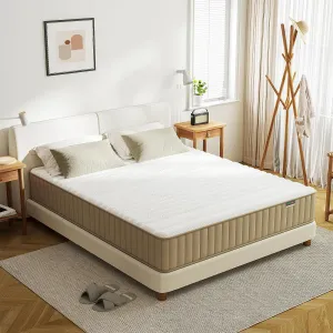 Full Mattress Firm, PurrJoys10 Inch Full Size Mattress in a Box,Hybrid Memory Foam Double Mattress with Individual Pocket Spring for Motion Isolation & Pressure Relief, CertiPUR-US