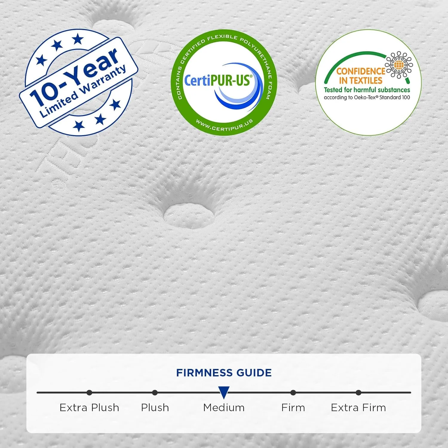Full Mattress,12 Inch Hybrid Mattress in a Box with Gel Memory Foam,Individually Wrapped Pocket Coils Innerspring for a Cool & Peaceful Sleep,CertiPUR-US.