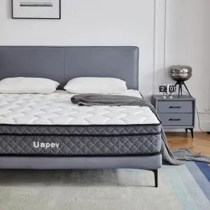 Full Mattress,12inch Thickness Mattress in A Box,Memory Foam Hybrid Mattress,with Individual Pocket Spring for Motion Isolation & Silent Sleep,Pressure Relief,Plush Texture.