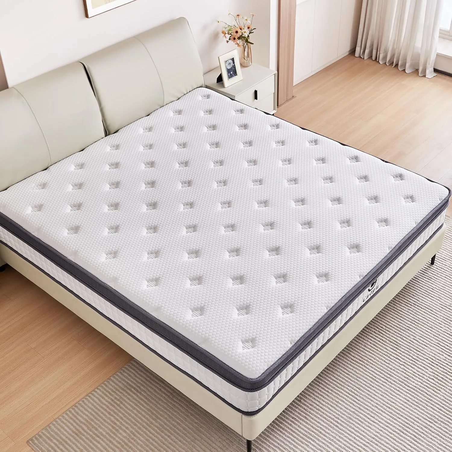 Full Size Mattress, 10 inch Hybrid Mattress in a Box, Medium Firm, Pressure Relief & Motion Isolation, Gel Memory Foam Pocket Springs, CertiPUR US Certified, 365 Nights Trial