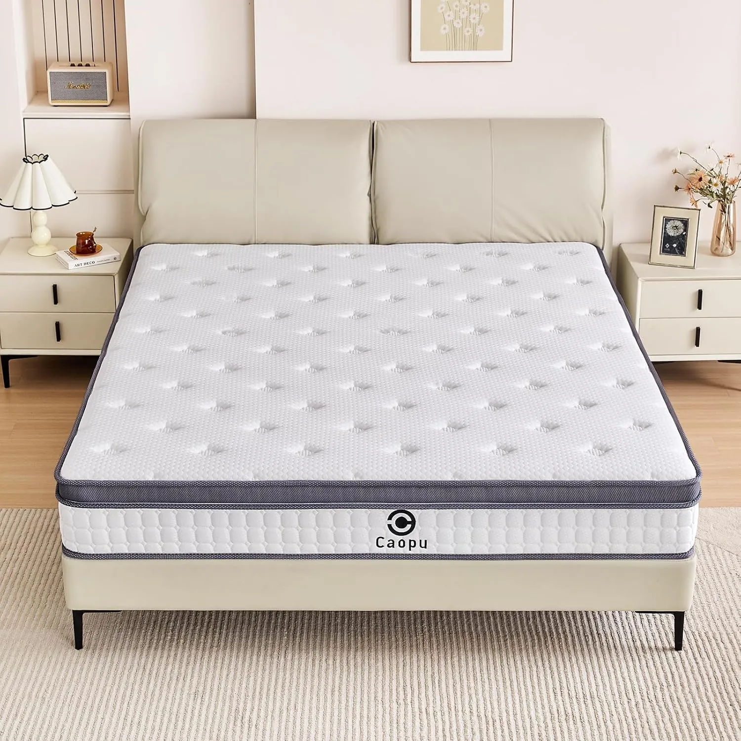Full Size Mattress, 10 inch Hybrid Mattress in a Box, Medium Firm, Pressure Relief & Motion Isolation, Gel Memory Foam Pocket Springs, CertiPUR US Certified, 365 Nights Trial