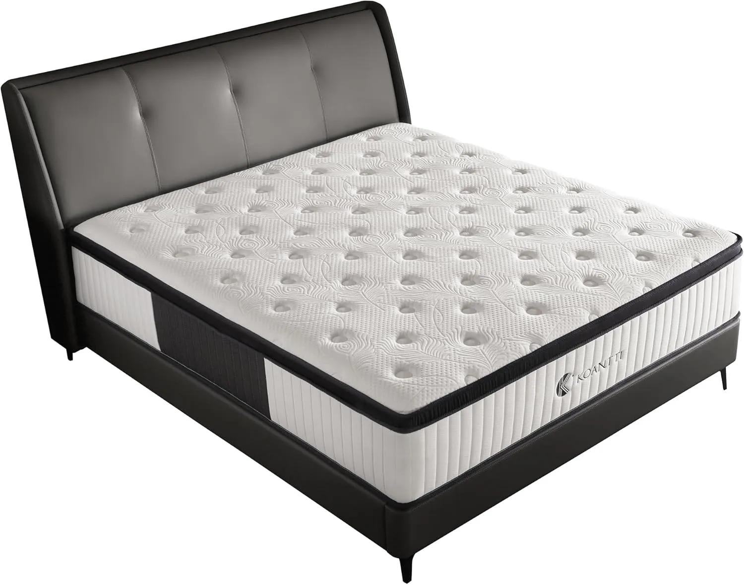 Full Size Mattress, 12 Inch Hybrid Full Mattress in a Box with Memory Foam & Individual Pocket Spring for Edge Support, Pressure Relief, Medium Firm,CertiPUR-US.