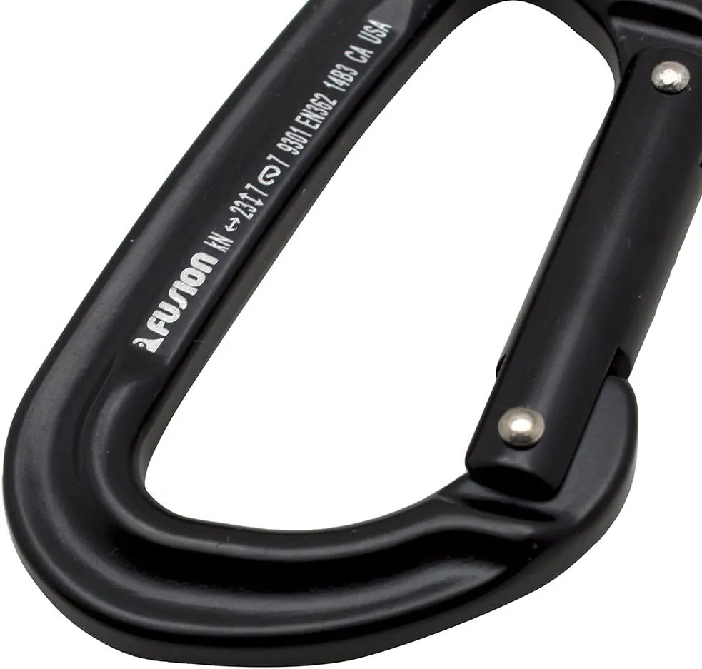 Fusion Climb Quickdraw with Contigua/Contigue Straight Gate Carabiner