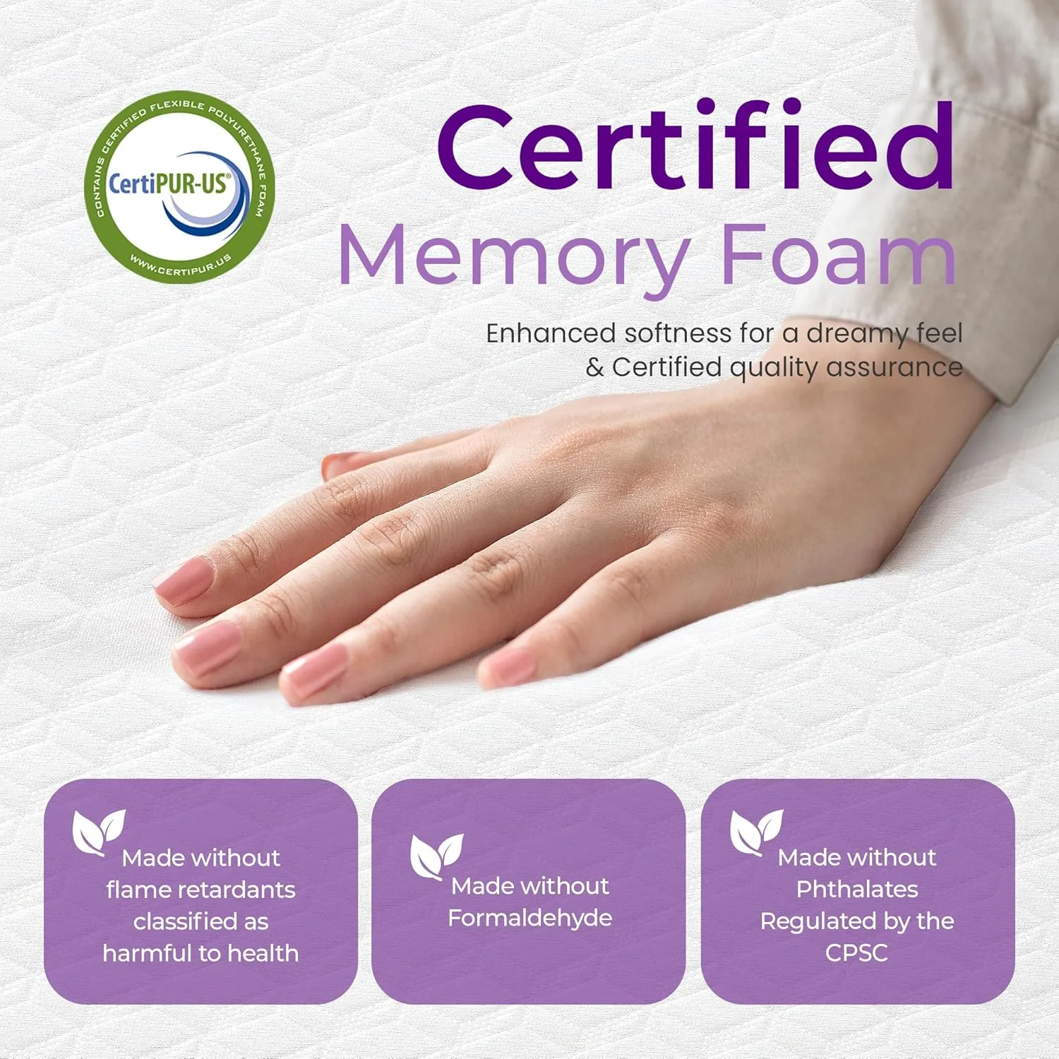 GAESTE 8 Inch Full Cooling Gel Memory Foam Mattress for Cool Sleep Medium Firm CertiPUR-US Certified Foam, Mattress in a Box Pressure Relief Removable Cover No Fiberglass (Full, 8 in)