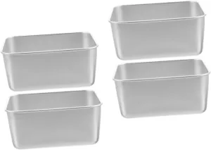 GANAZONO 2sets Camping Bowls Large Soup Bowls Collapsible Dishes Lightweight Stainless Steel for Outdoor Easy to Carry 2pcs*2