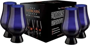 GLENCAIRN BLUE WHISKY GLASS, SET OF 4 IN 4 PACK GIFT CARTON