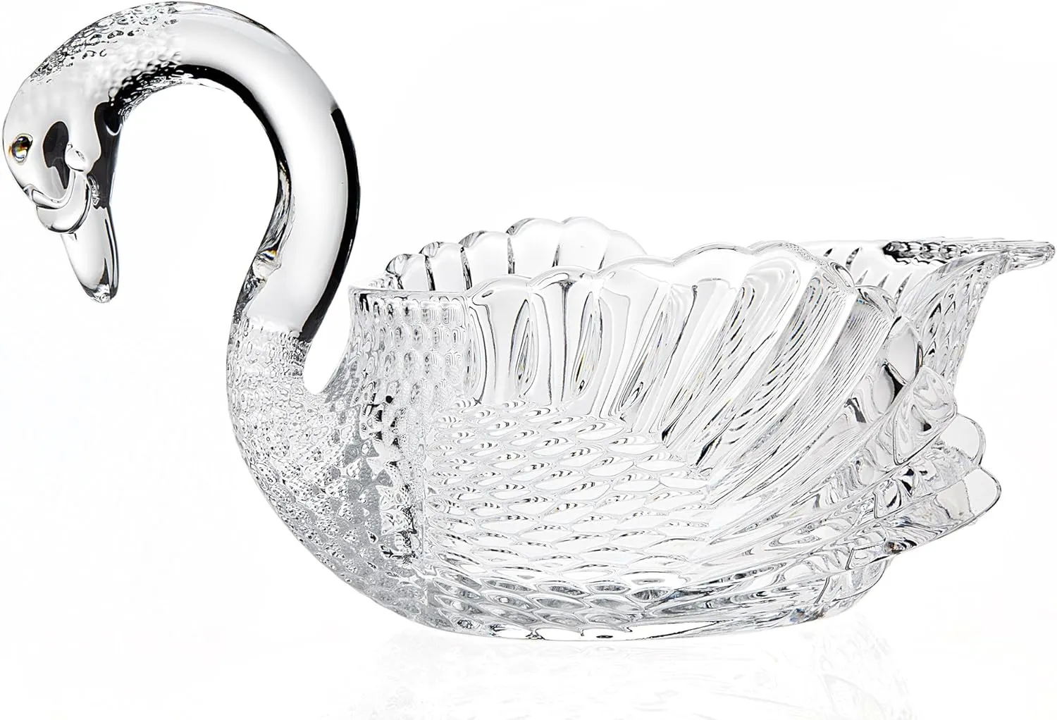 Godinger Swan Centerpiece Bowl Crystal Giftware