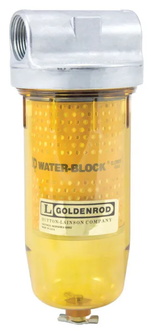 Goldenrod Steel Water Block Fuel Filter 25 gpm