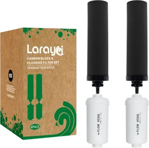 Gravity Water Filter Replacement for Berkey® Gravity Water Filter System, Compatible with Berkey® BB9-2 Black Filters & PF-2® Fluoride Filters, Combo Pack