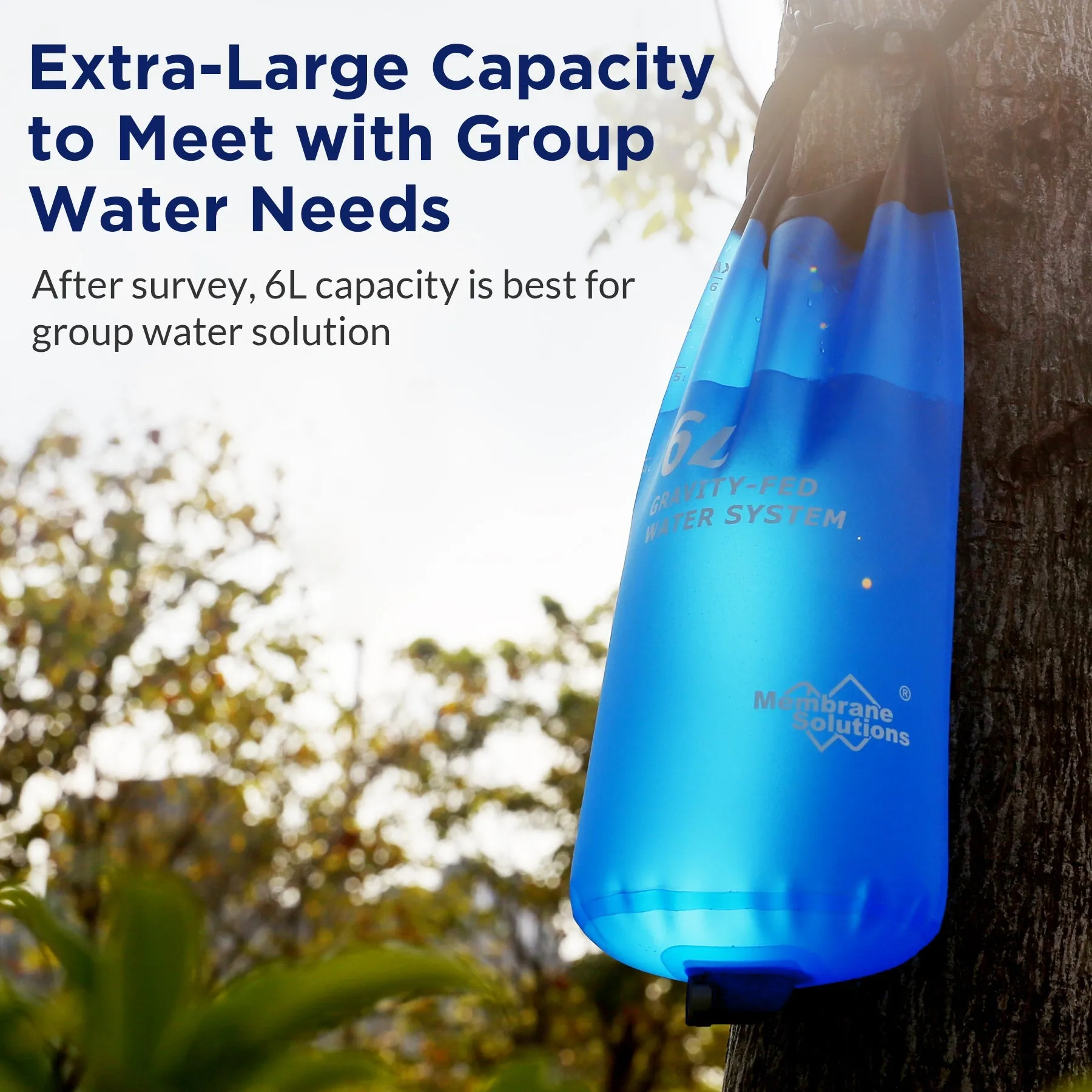 Gravity Water Filter System 6.0L