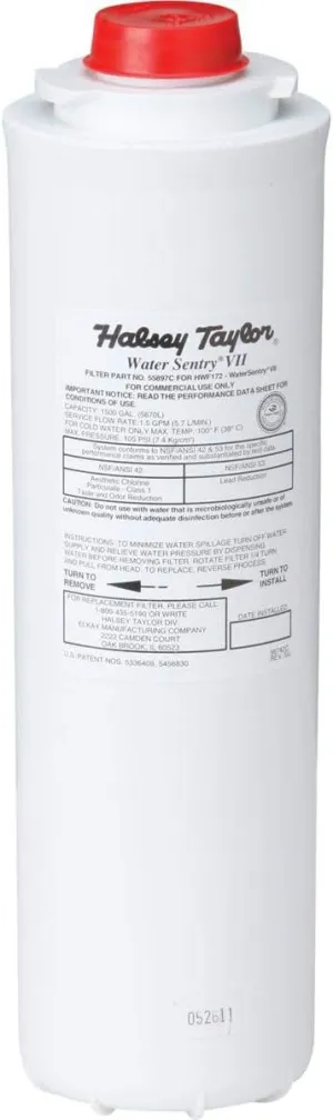 Halsey Taylor 55898C WaterSentry Plus Replacement Filter (Bottle Fillers)