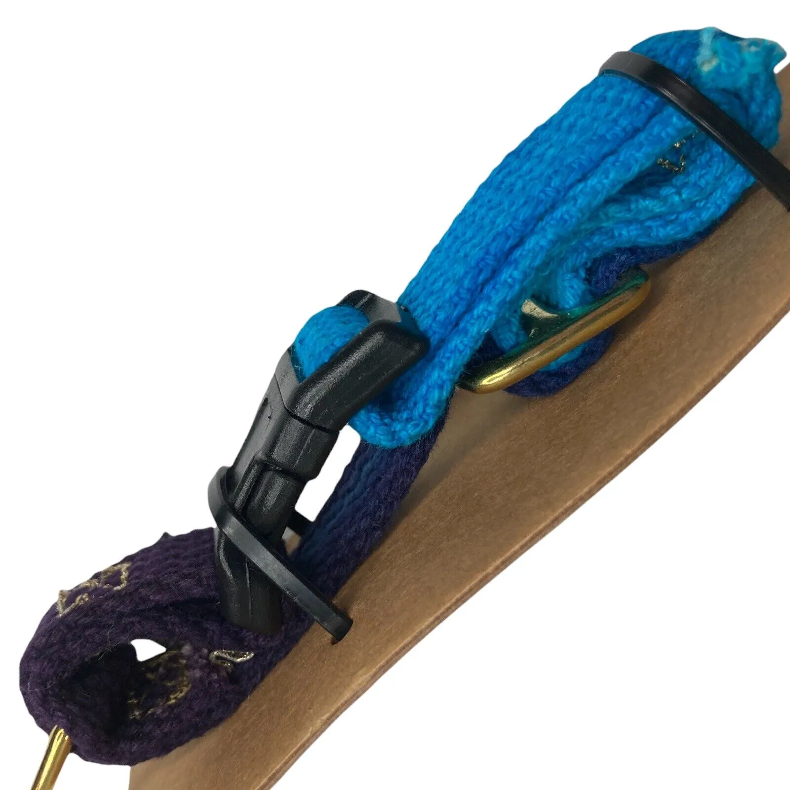 Hand Dyed  Collar 4ft Leash in Blue