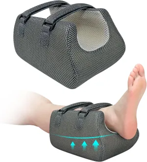 Heel Protector for Pressure Sores Foot Elevation Pillow Post Surgery Ankle Pillows for Sleeping Pressure Relief Foam Heel Protectors Bed Sores Ankle Cushion Wedge Broken Foot Support Pillow (1Pcs)