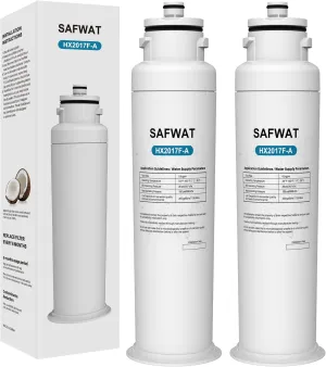 HX2017FR-A HX2017F-A Filter Replacement for Insignia NS-WF26FD9-1 WF26FD9-1 Refrigerator Water Filter (2 Pack)