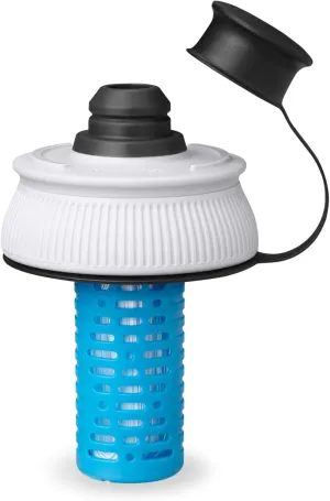 HydraPak Breakaway  Filter Cap - Water Filtration Accessory - Fast Flow - Fits Bike and Sport Squeeze Bottles, Perfect for Cycling, Outdoor Activities, Travel and Emergency Preparedness