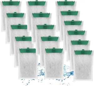 hygger HG137-5W Bio-Bag Filter Cartridges for Aquarium: 16 Pack Aquarium Replacement Filter Cartridges